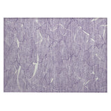 Machine Washable Indoor/ Outdoor Abstract Crackle Chantille Rug