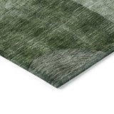 Machine Washable Indoor/ Outdoor Abstract Geo Chantille Rug