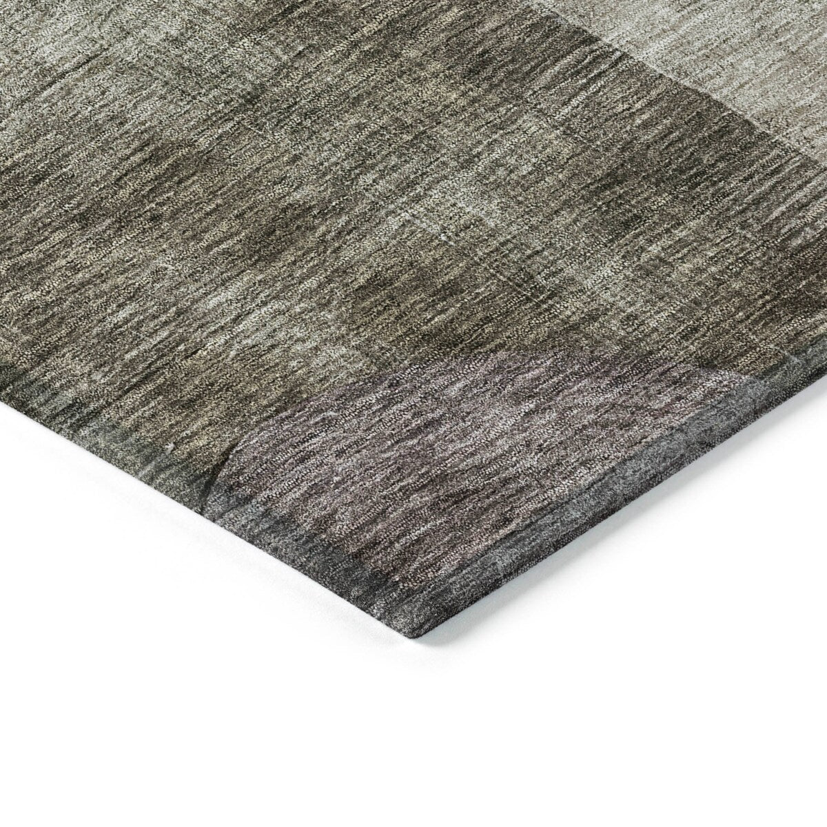 Machine Washable Indoor/ Outdoor Abstract Geo Chantille Rug