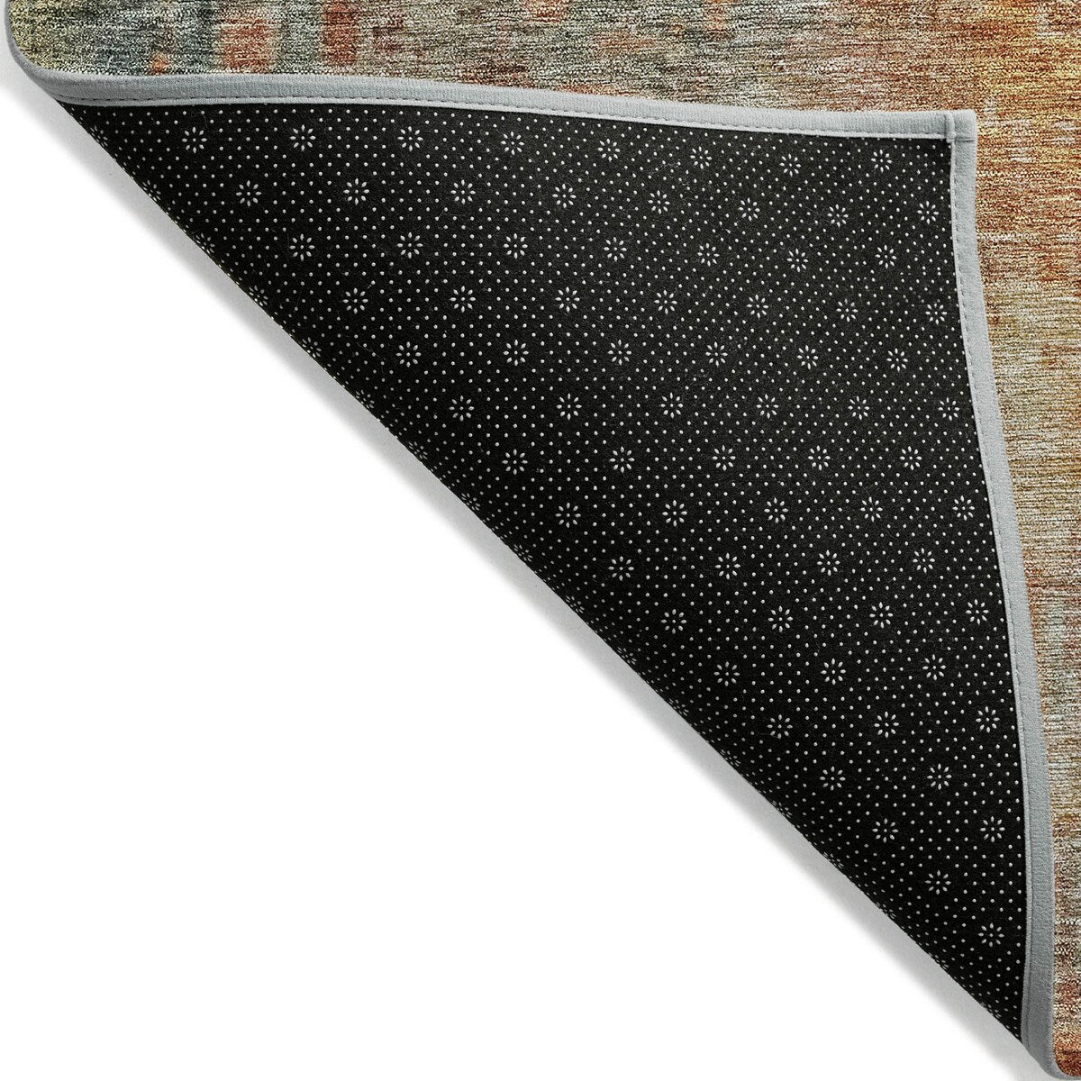 Machine Washable Indoor/ Outdoor Abstract Modern Chantille Rug