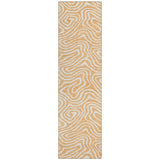 Machine Washable Indoor/ Outdoor Abstract Modern Chantille Rug