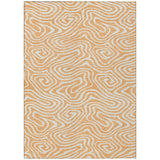 Machine Washable Indoor/ Outdoor Abstract Modern Chantille Rug