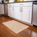 Machine Washable Indoor/ Outdoor Abstract Modern Chantille Rug