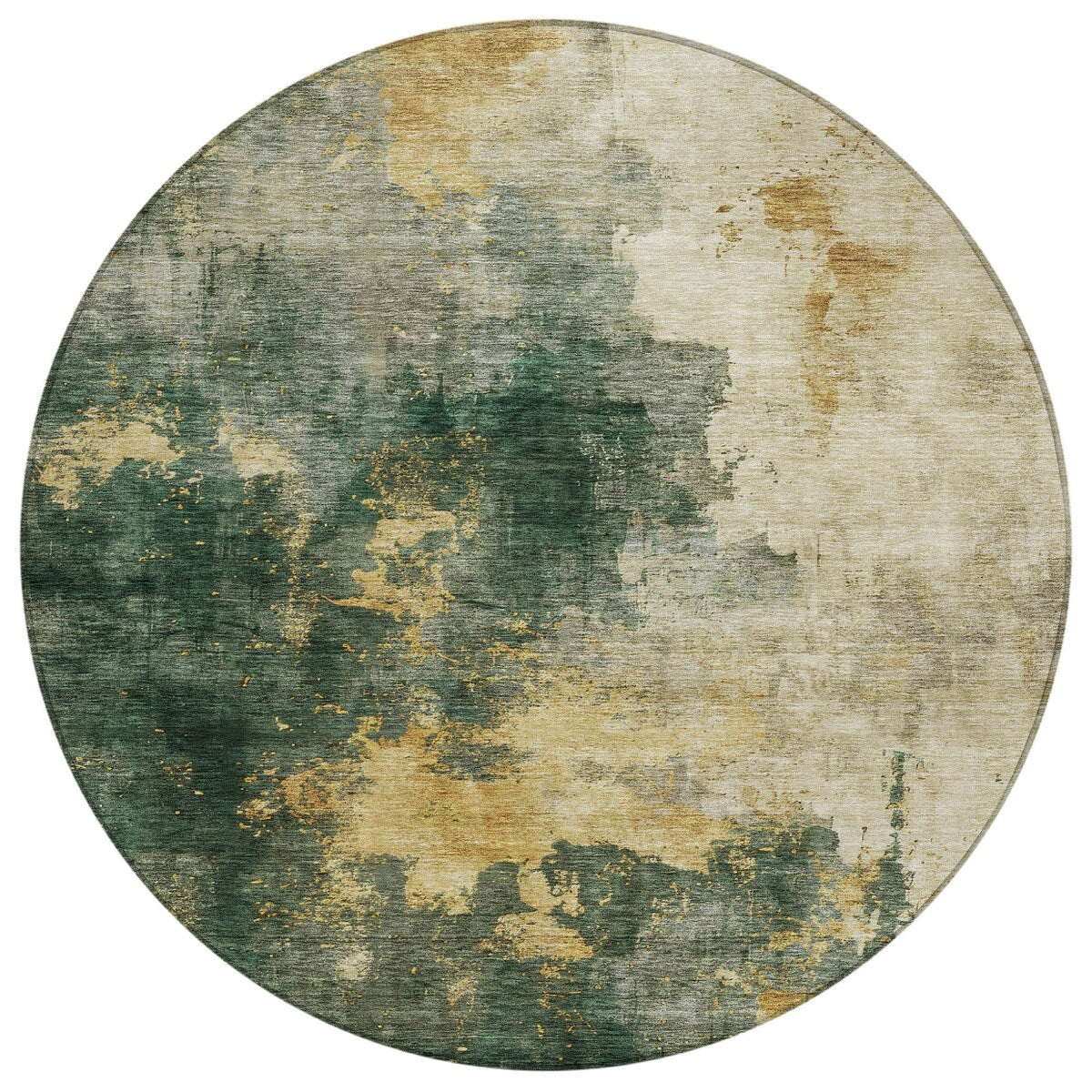 Machine Washable Indoor/ Outdoor Abstract Modern Chantille Rug