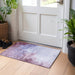 Machine Washable Indoor/ Outdoor Abstract Modern Chantille Rug