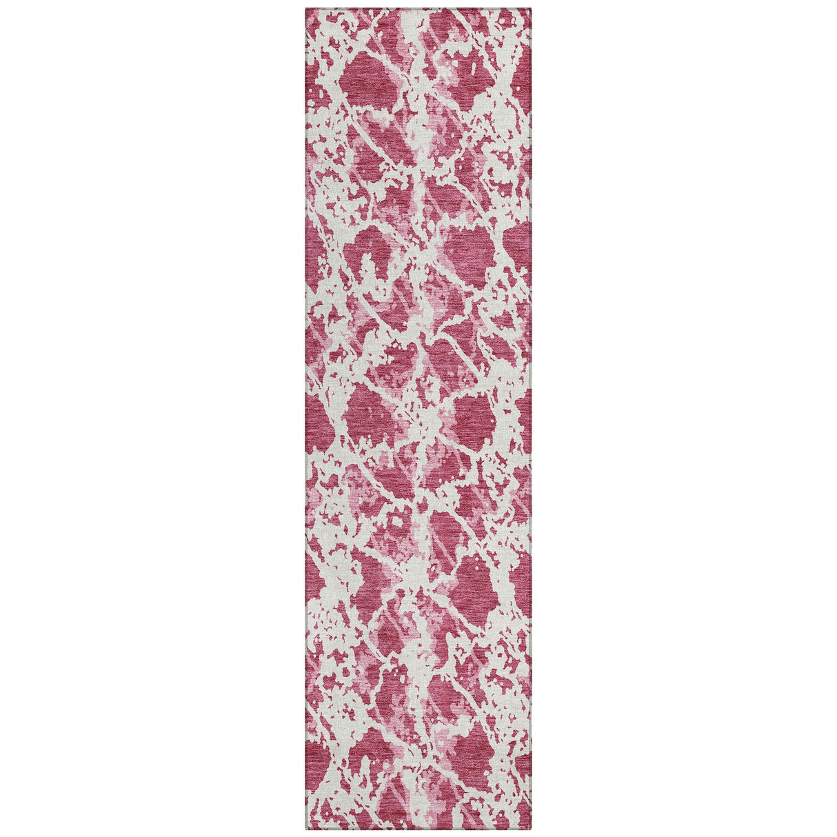 Machine Washable Indoor/ Outdoor Abstract Modern Chantille Rug