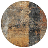 Machine Washable Indoor/ Outdoor Abstract Modern Chantille Rug