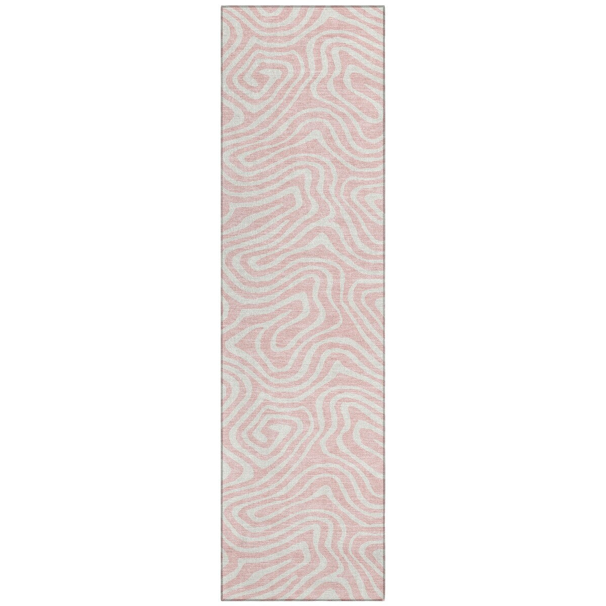 Machine Washable Indoor/ Outdoor Abstract Modern Chantille Rug