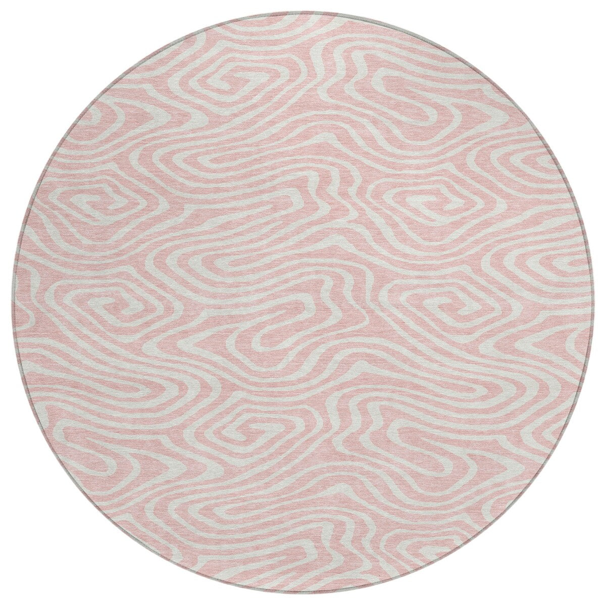 Machine Washable Indoor/ Outdoor Abstract Modern Chantille Rug