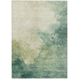 Machine Washable Indoor/ Outdoor Abstract Modern Chantille Rug