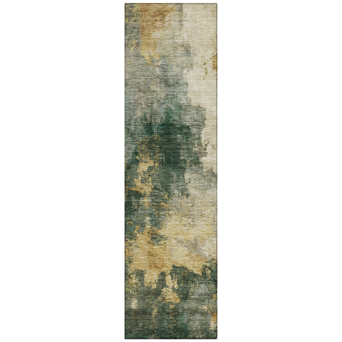 Machine Washable Indoor/ Outdoor Abstract Modern Chantille Rug