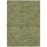 Machine Washable Indoor/ Outdoor Abstract Modern Chantille Rug