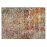 Machine Washable Indoor/ Outdoor Abstract Modern Chantille Rug
