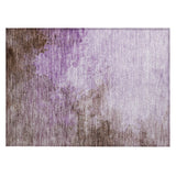 Machine Washable Indoor/ Outdoor Abstract Modern Chantille Rug