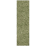 Machine Washable Indoor/ Outdoor Abstract Modern Chantille Rug