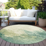 Machine Washable Indoor/ Outdoor Abstract Modern Chantille Rug
