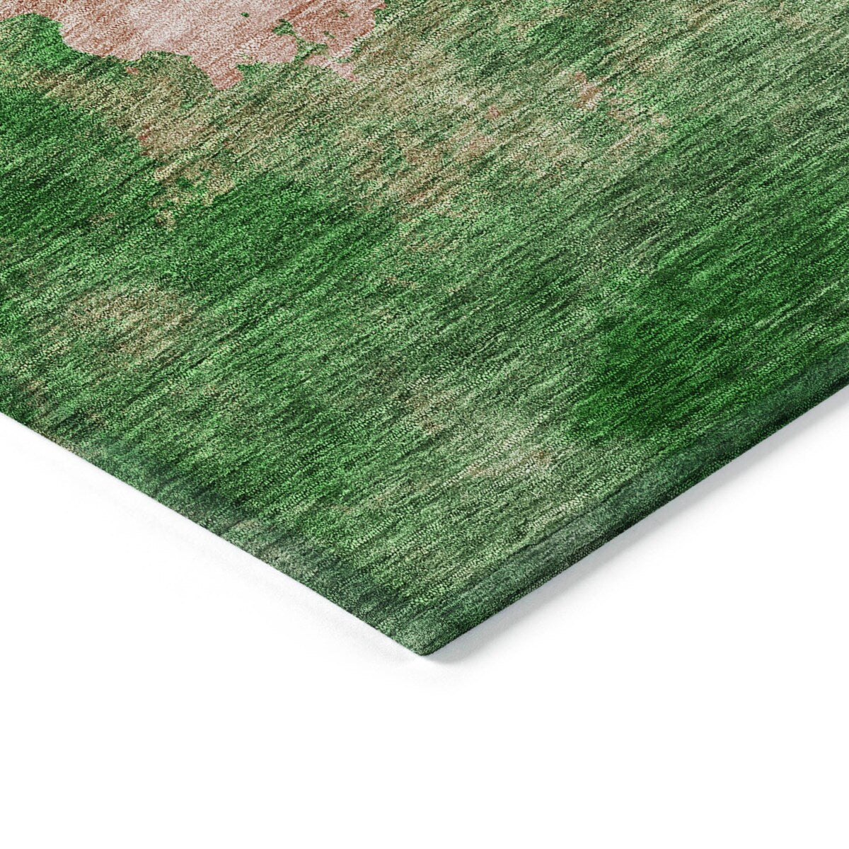 Machine Washable Indoor/ Outdoor Abstract Modern Chantille Rug