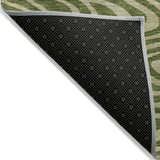 Machine Washable Indoor/ Outdoor Abstract Modern Chantille Rug