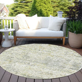 Machine Washable Indoor/ Outdoor Abstract Modern Chantille Rug