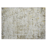 Machine Washable Indoor/ Outdoor Abstract Modern Chantille Rug