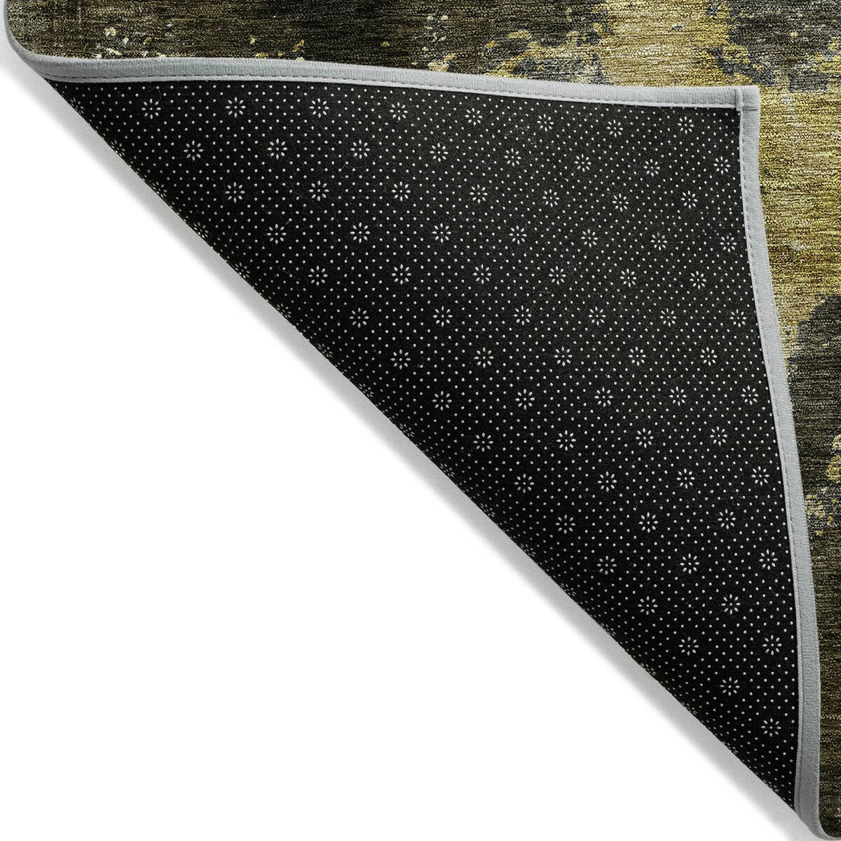 Machine Washable Indoor/ Outdoor Abstract Modern Chantille Rug
