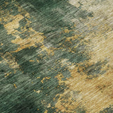 Machine Washable Indoor/ Outdoor Abstract Modern Chantille Rug