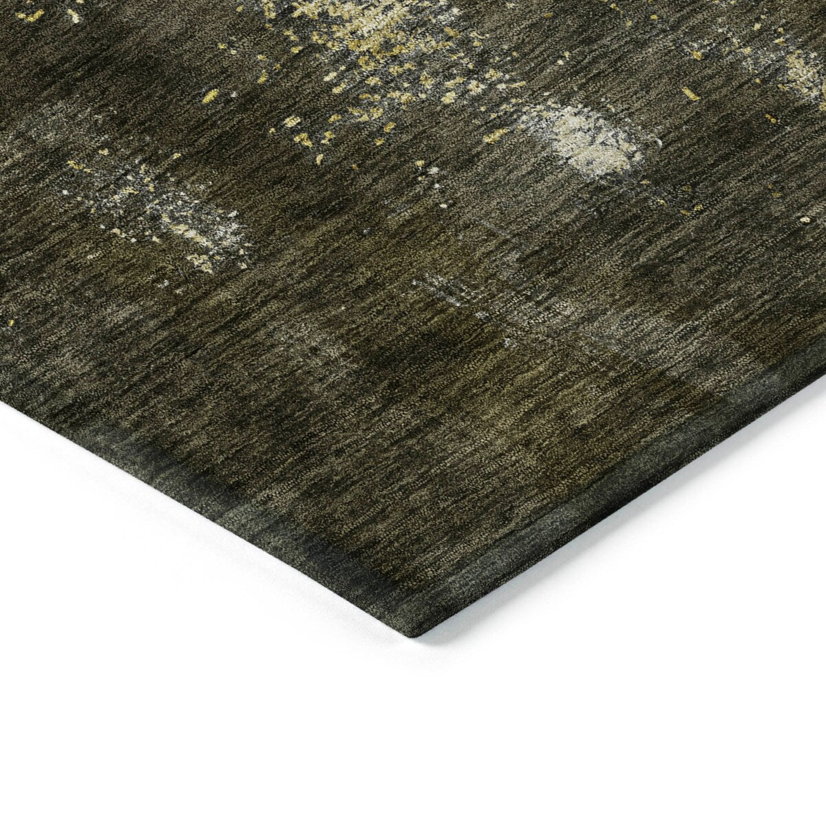Machine Washable Indoor/ Outdoor Abstract Modern Chantille Rug