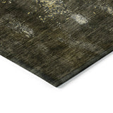 Machine Washable Indoor/ Outdoor Abstract Modern Chantille Rug
