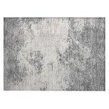Machine Washable Indoor/ Outdoor Abstract Pixels Chantille Rug