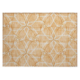 Machine Washable Indoor/ Outdoor Abstract Prism Chantille Rug