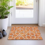 Machine Washable Indoor/ Outdoor Abstract Prism Chantille Rug