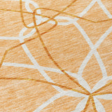 Machine Washable Indoor/ Outdoor Abstract Prism Chantille Rug