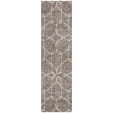 Machine Washable Indoor/ Outdoor Abstract Prism Chantille Rug