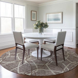 Machine Washable Indoor/ Outdoor Abstract Prism Chantille Rug