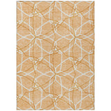 Machine Washable Indoor/ Outdoor Abstract Prism Chantille Rug