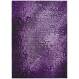 Machine Washable Indoor/ Outdoor Abstract Solid Chantille Rug