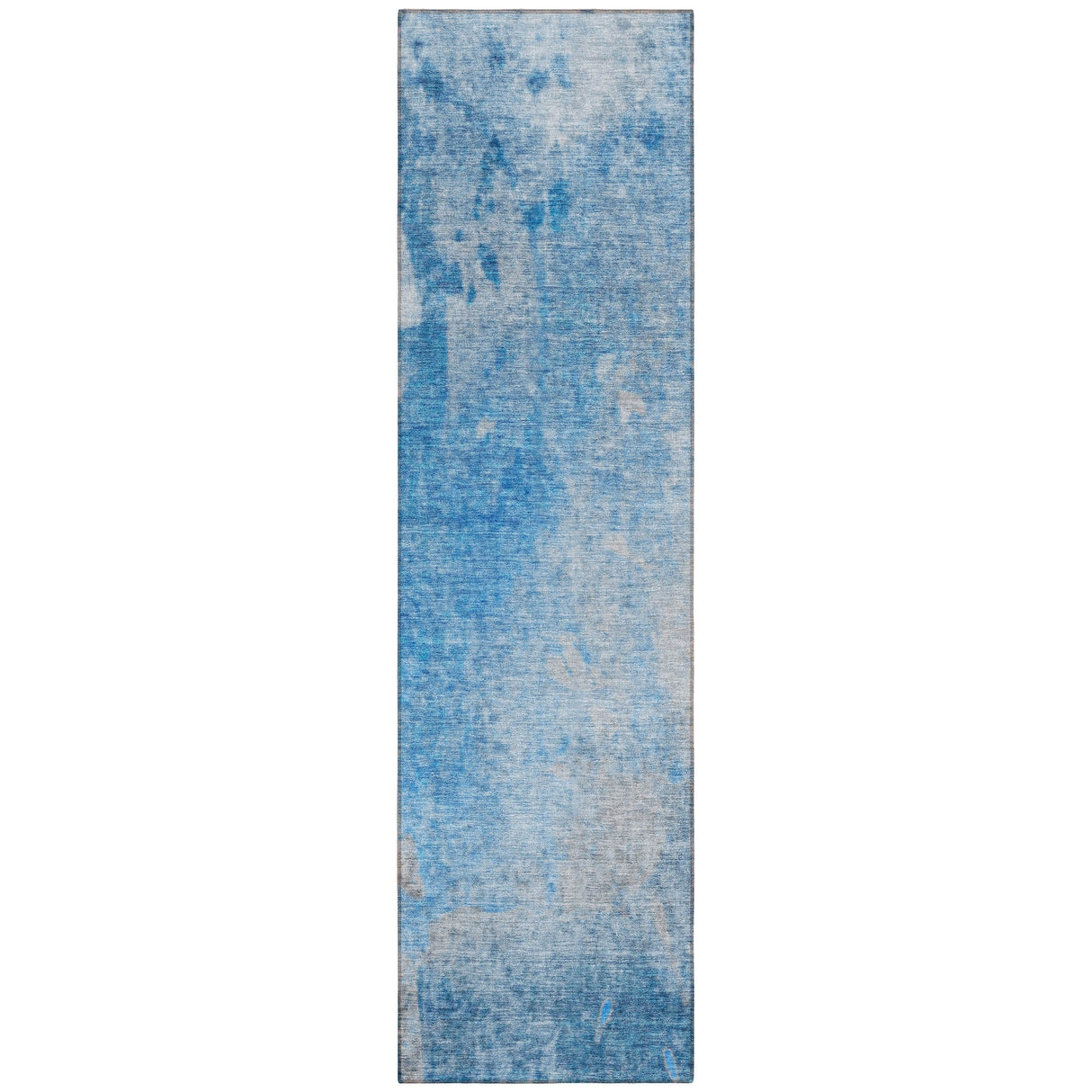 Machine Washable Indoor/ Outdoor Abstract Solid Chantille Rug