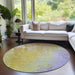 Machine Washable Indoor/ Outdoor Abstract Solid Chantille Rug