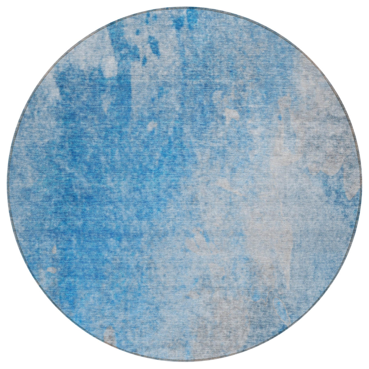 Machine Washable Indoor/ Outdoor Abstract Solid Chantille Rug