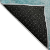 Machine Washable Indoor/ Outdoor Abstract Solid Chantille Rug