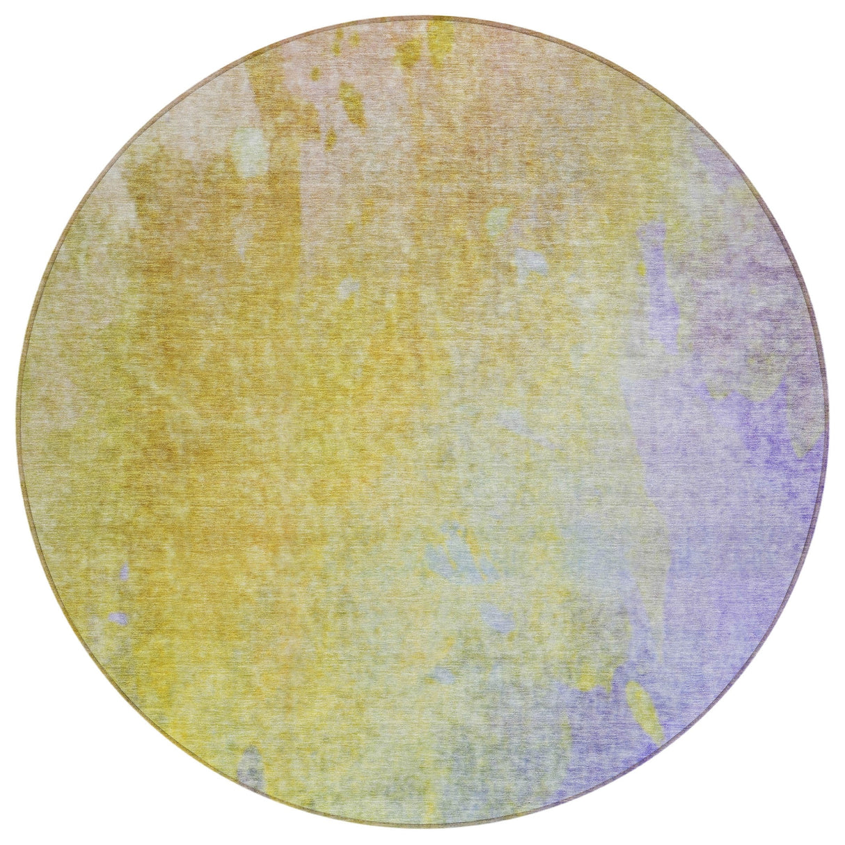 Machine Washable Indoor/ Outdoor Abstract Solid Chantille Rug