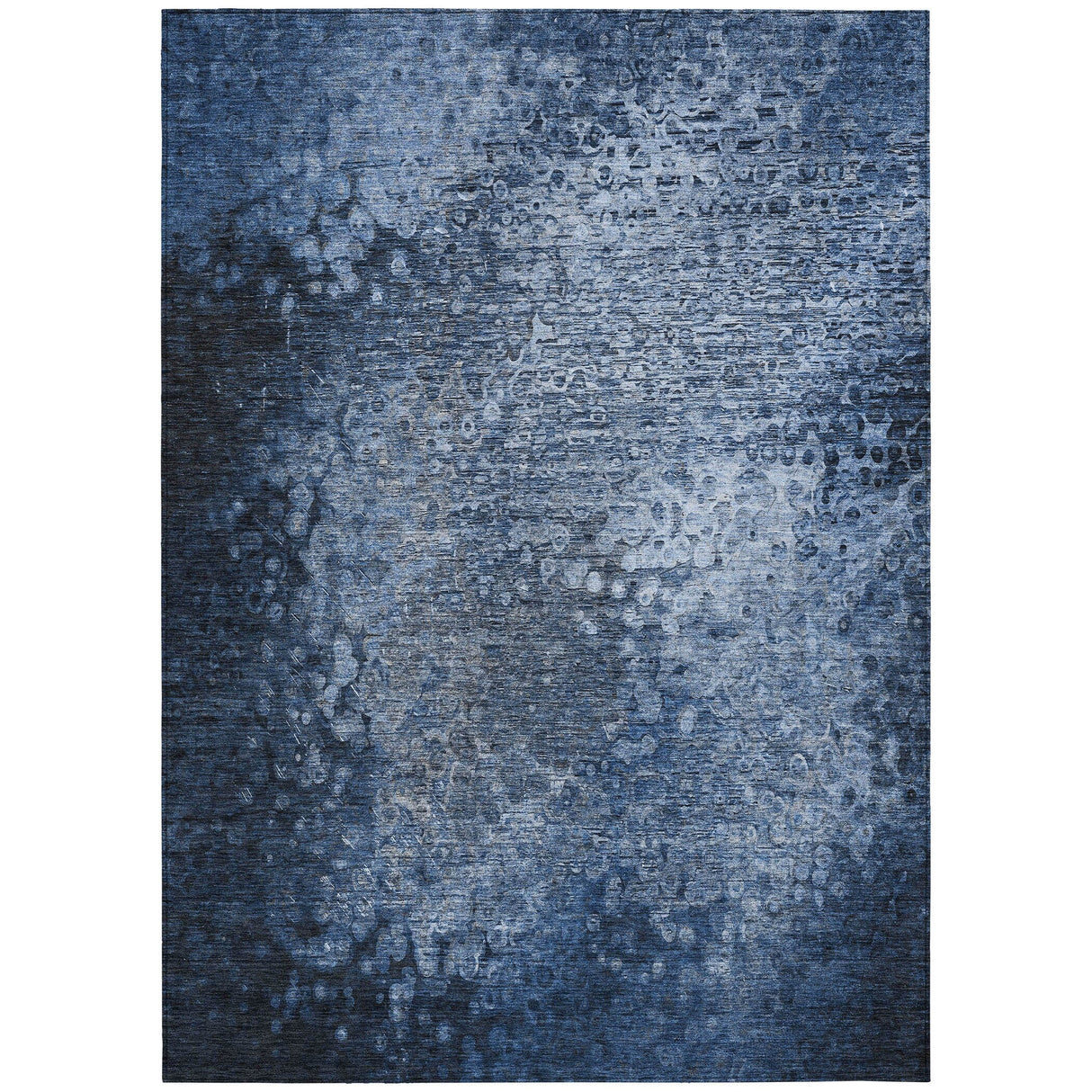 Machine Washable Indoor/ Outdoor Abstract Solid Chantille Rug