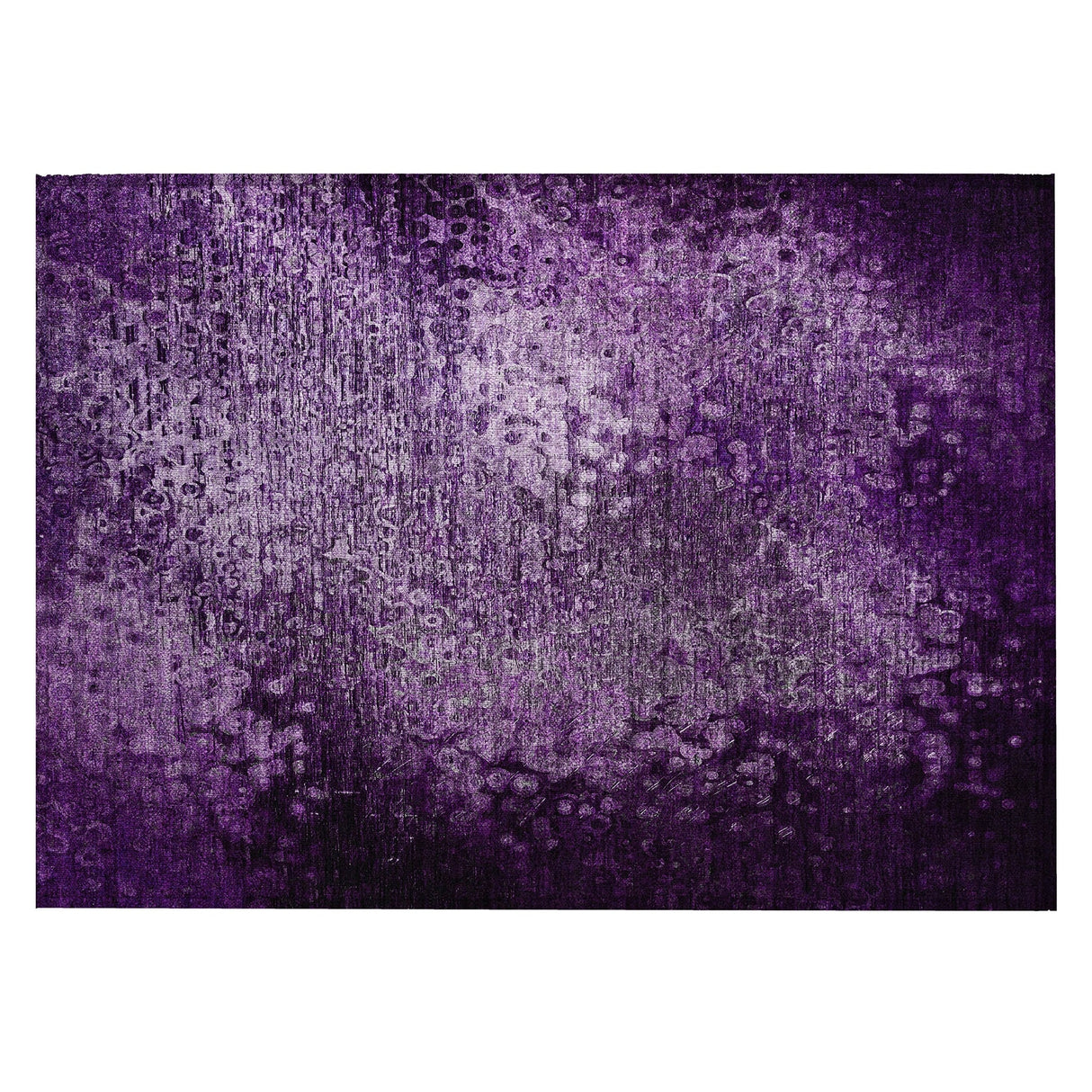 Machine Washable Indoor/ Outdoor Abstract Solid Chantille Rug