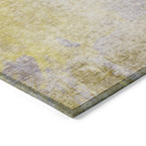 Machine Washable Indoor/ Outdoor Abstract Solid Chantille Rug