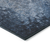 Machine Washable Indoor/ Outdoor Abstract Solid Chantille Rug