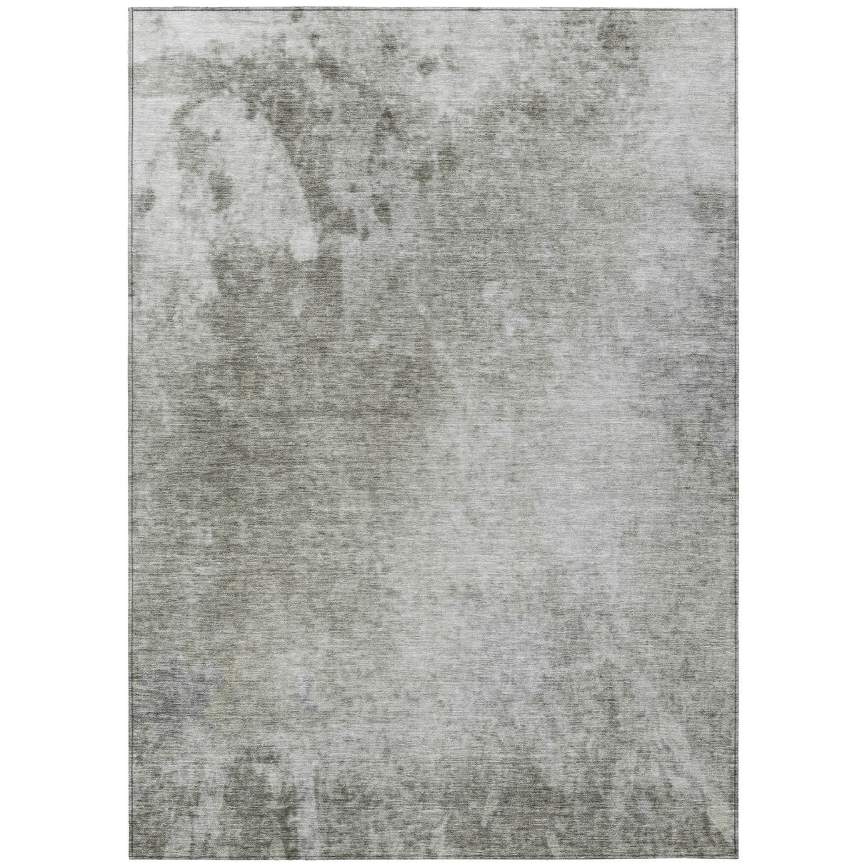 Machine Washable Indoor/ Outdoor Abstract Solid Chantille Rug