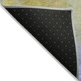 Machine Washable Indoor/ Outdoor Abstract Solid Chantille Rug