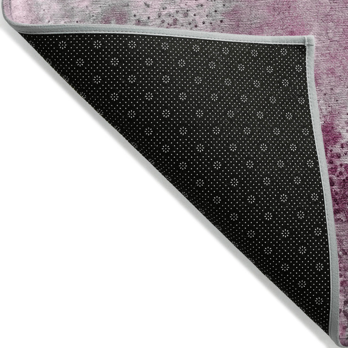 Machine Washable Indoor/ Outdoor Abstract Watercolor Chantille Rug
