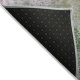 Machine Washable Indoor/ Outdoor Abstract Watercolor Chantille Rug