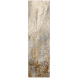 Machine Washable Indoor/ Outdoor Abstract Watercolor Chantille Rug